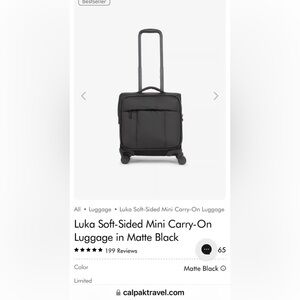 CALPAK Luka soft sided carry on